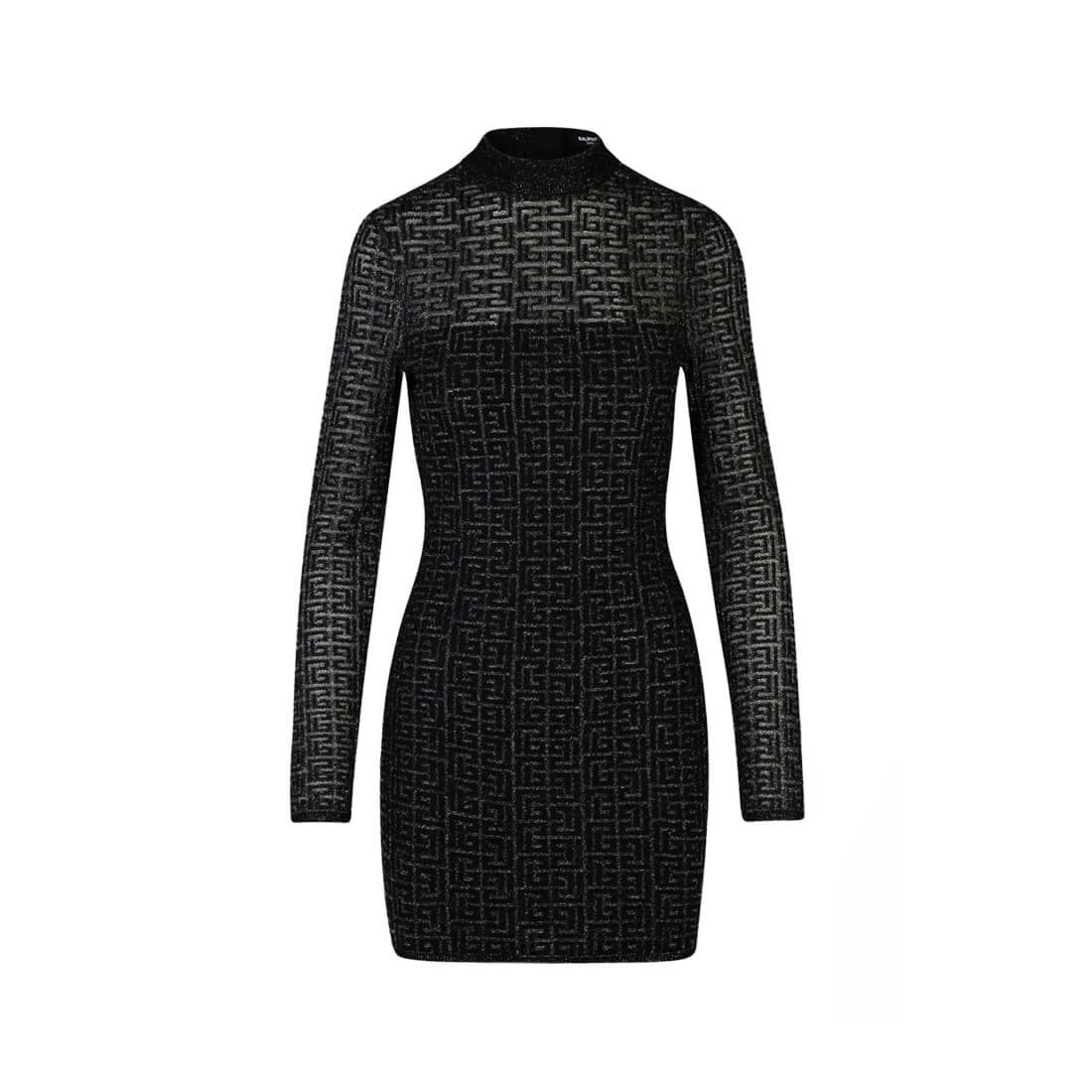 Black Velvet Bow Trim Long Sleeve Womens Dresses 3 Black Velvet Bow Trim Long Sleeve Womens Dresses - Image 4